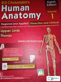 Image of BD Chaurasia's Human Anatomy Vol-1