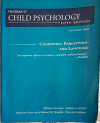 Image of Handbook of Child Psychology Vol- Two