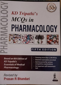Image of KD Tripathi's MCQs in Pharmacology