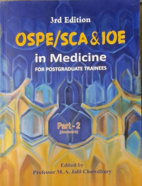 Image of OSPE/SCA in Medicine for Postgraduate Trainees Part-2