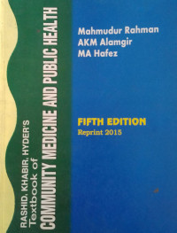 Image of Textbook of Community Medicine and Public Health
